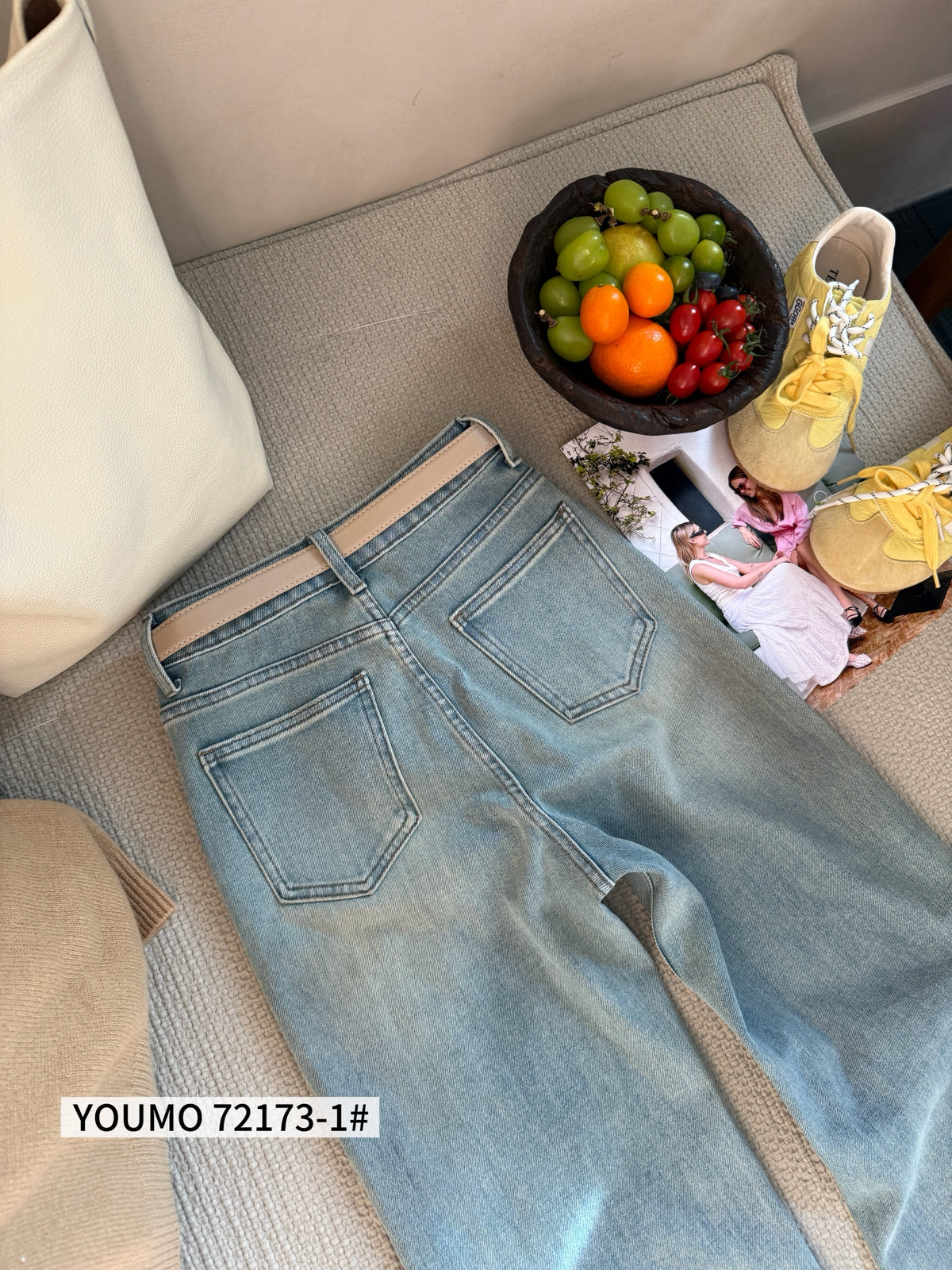 Kelly Designs Four Season Flare Jeans- With Horse Belt (Instock)