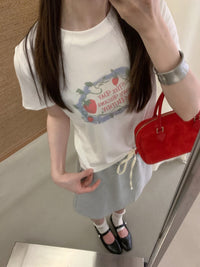 Kelly Designs Strawberry Tshirt- 3 Colors (Instock)