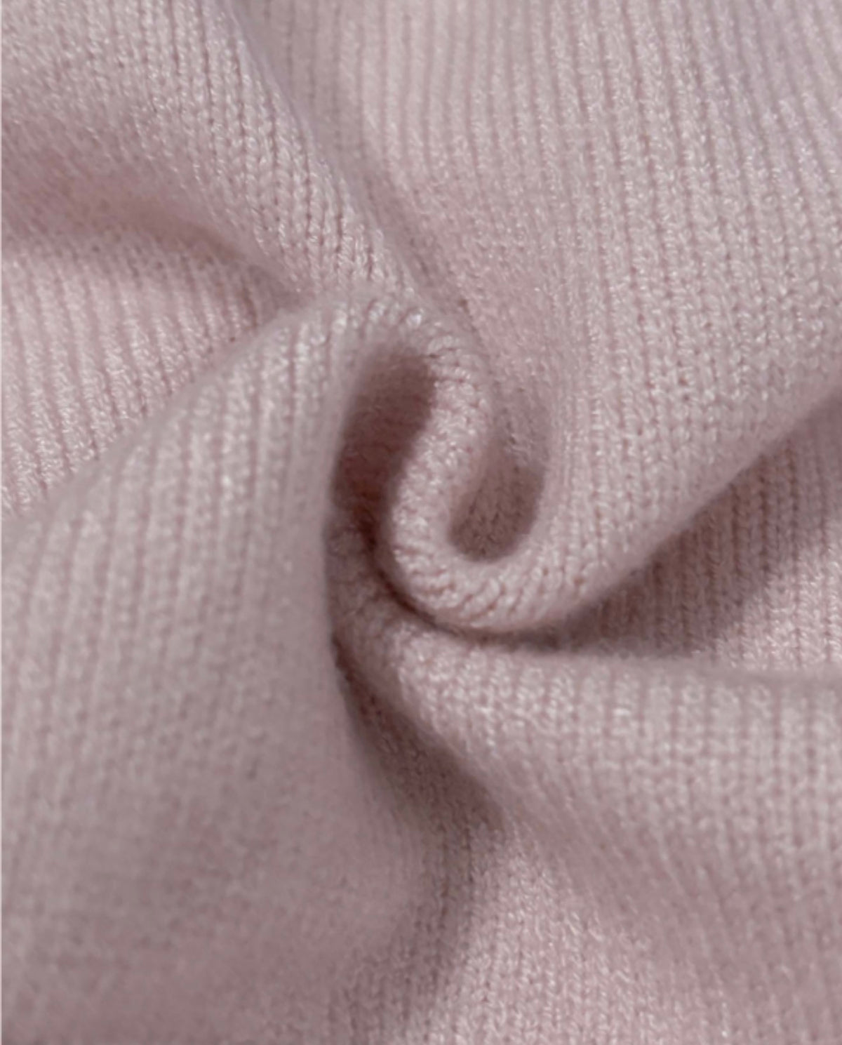 Korean Pink & Grey Layered Bustier Collar Knit Top
