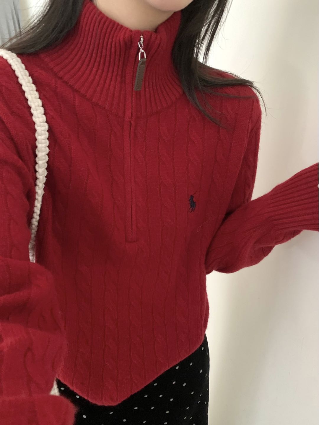 Kelly Designs 100% Wool Half-Zip Cable Knit Sweater – Five Colors (Instock)