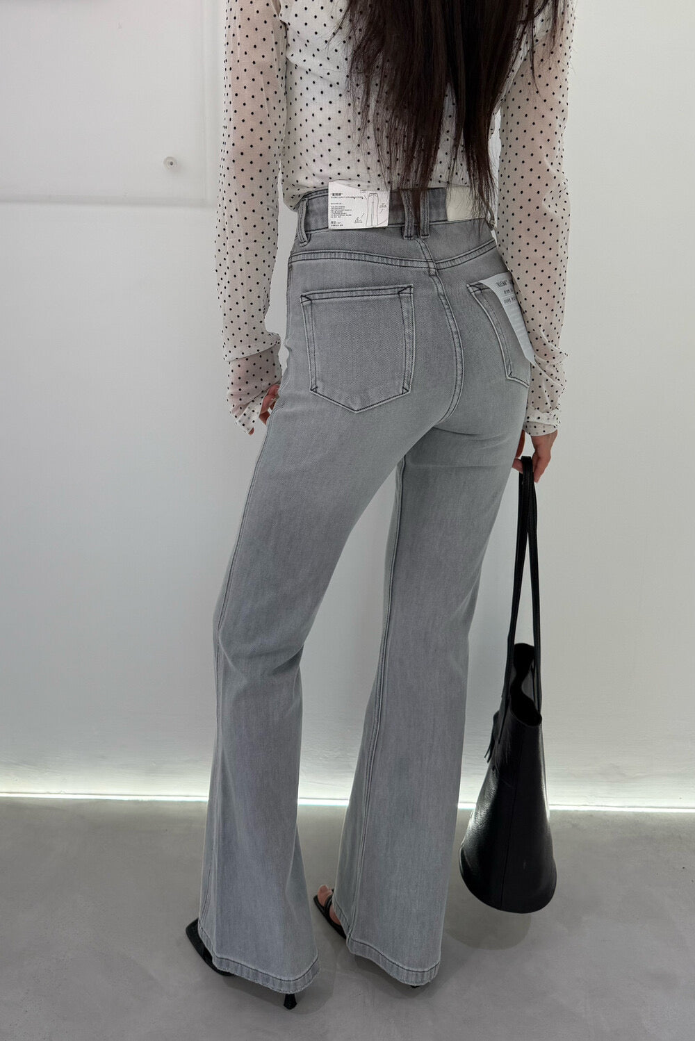 Kelly Designs Four Season Flare Jeans-Gray(Instock)