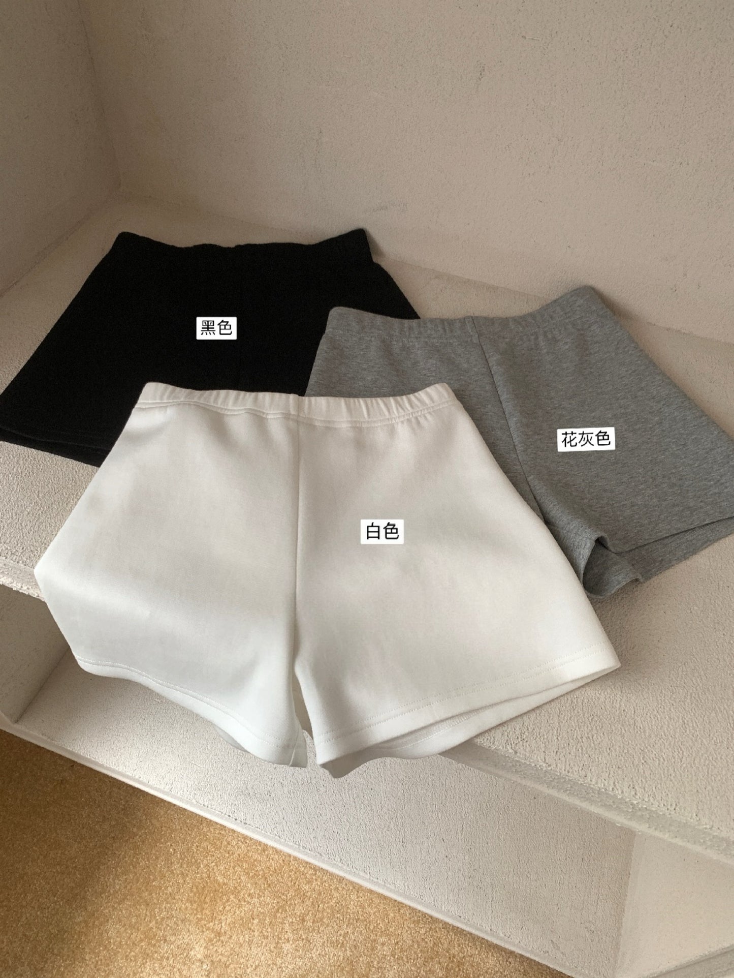 Kelly Designs Minimal Elastic Waist Shorts-3 Colors (Instock)