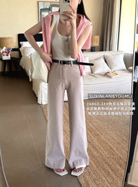 Kelly Designs Soft Pink Straight-Leg Jeans (Instock)