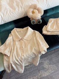 Kelly Designs Clasic Pajama Set  – Short Sleeve & Long/Short Pants 3pcs Set (Instock)