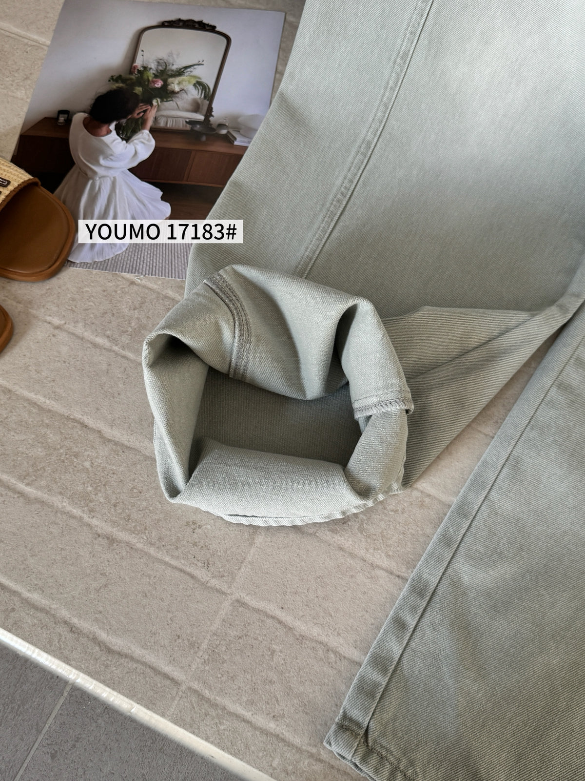 Kelly Designs Soft Grey Casual - Lose Leg Jeans (Instock)