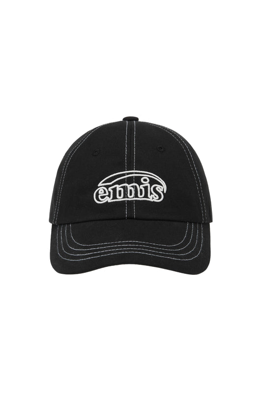 EMIS WHITE STITCH BALL CAP-BLACK (Instock)