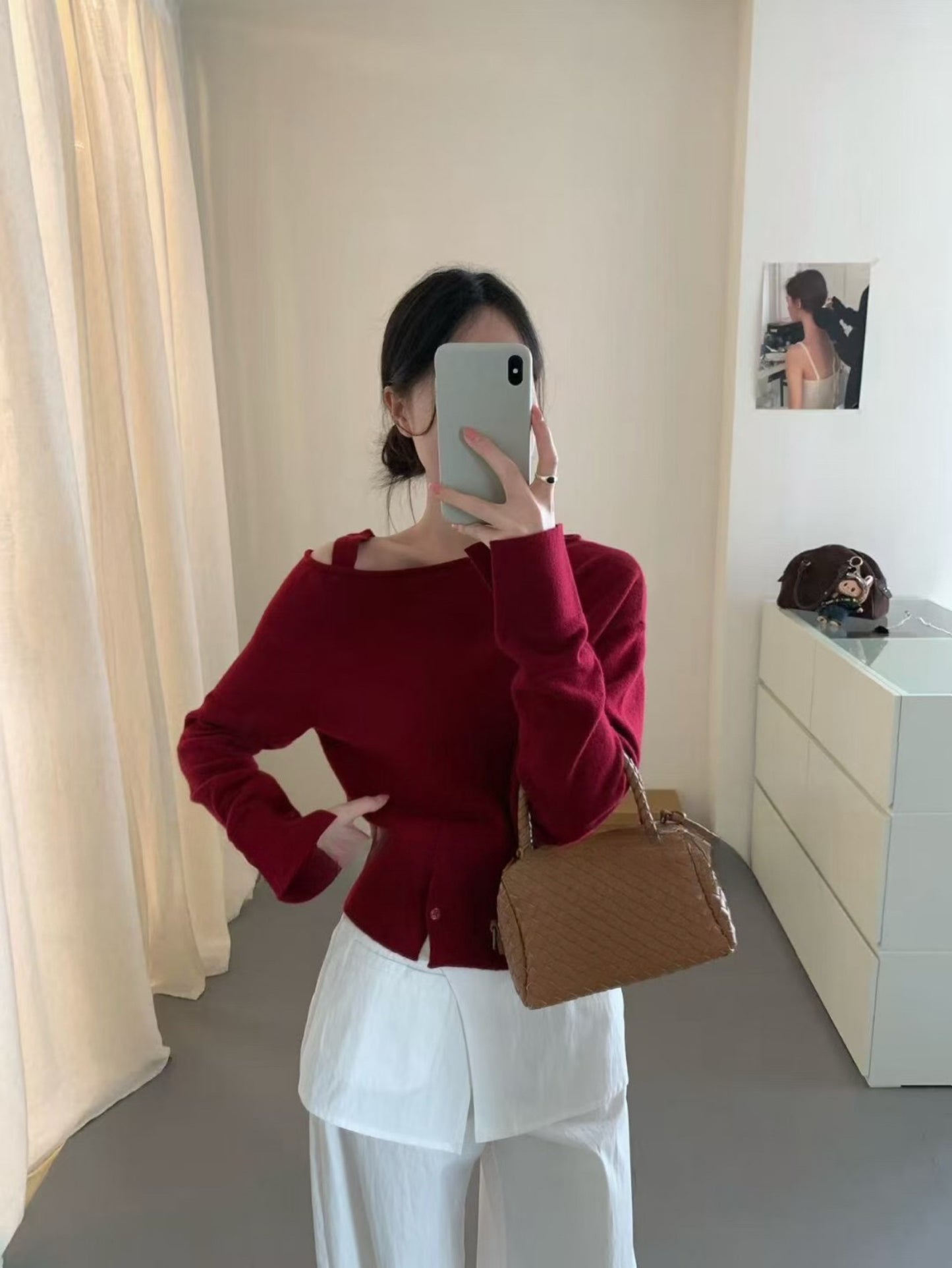 Kelly Designs Off Shoulder Red Top (Instock)