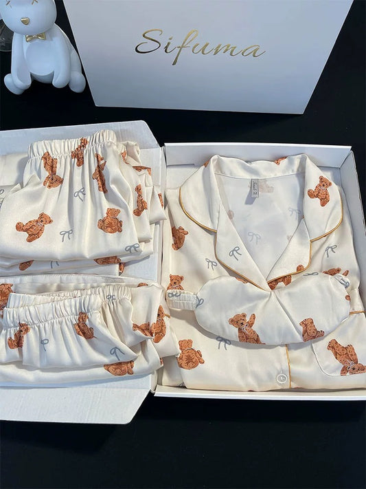 Kelly Designs Bears 4pcs Pajamas Set (Instock)