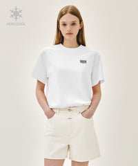 Marithe AEROCOOL SMALL CLASSIC LOGO TEE White (Instock)