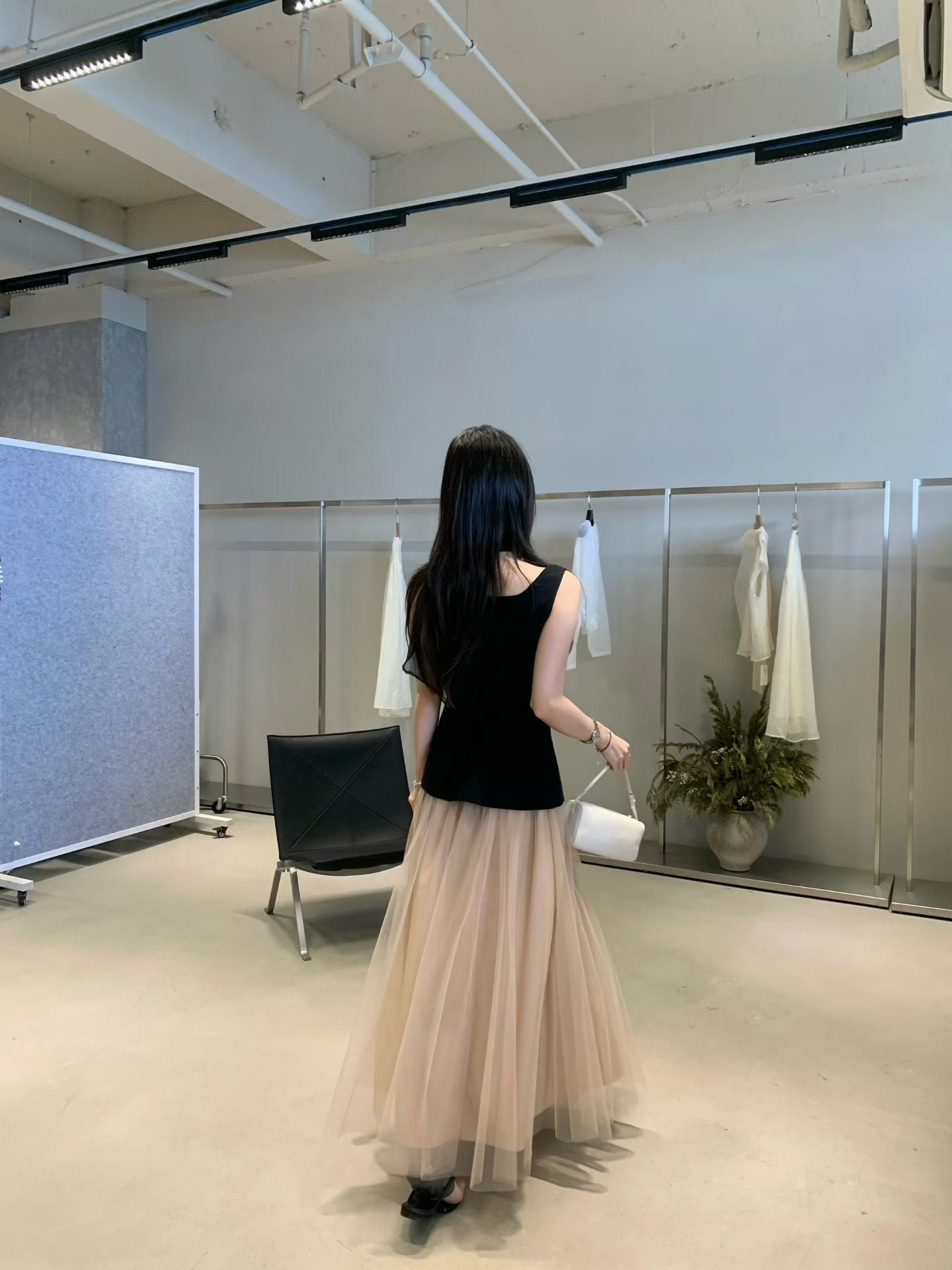 Kelly Designs Elegant Knit Tank & Layered Tulle Skirt Set (Instock)