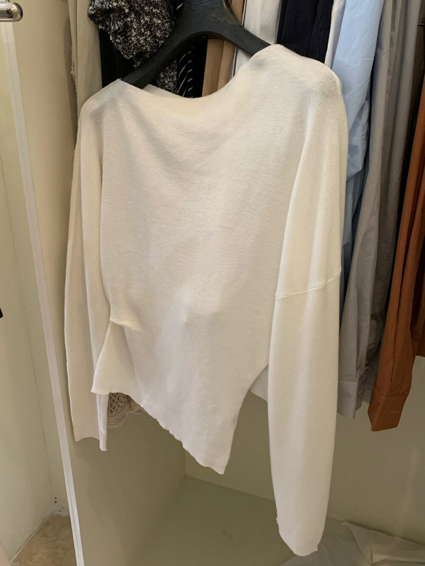 Kelly Designs multiples Colors Off-Shoulder Slim Fit Knit Top (Instock)