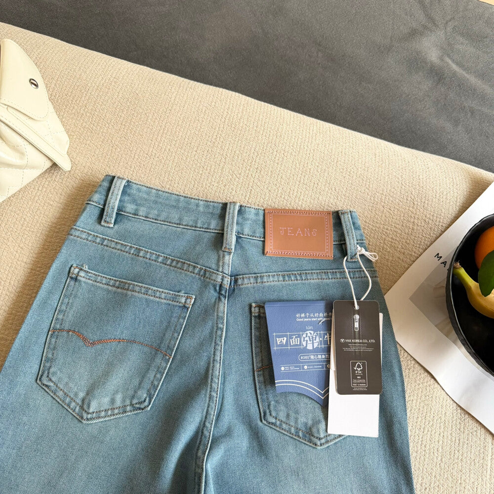Kelly Designs Four Season Embroidery Butterflies Flare Jeans(Instock)
