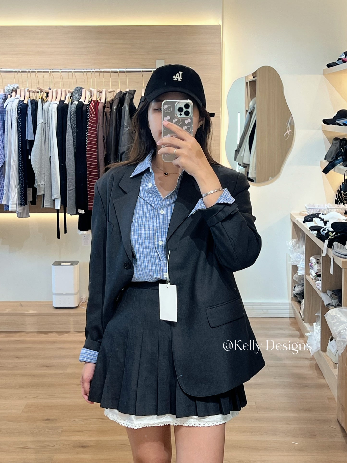 Korean APM Collection Dark Grey Blazer (Instock)