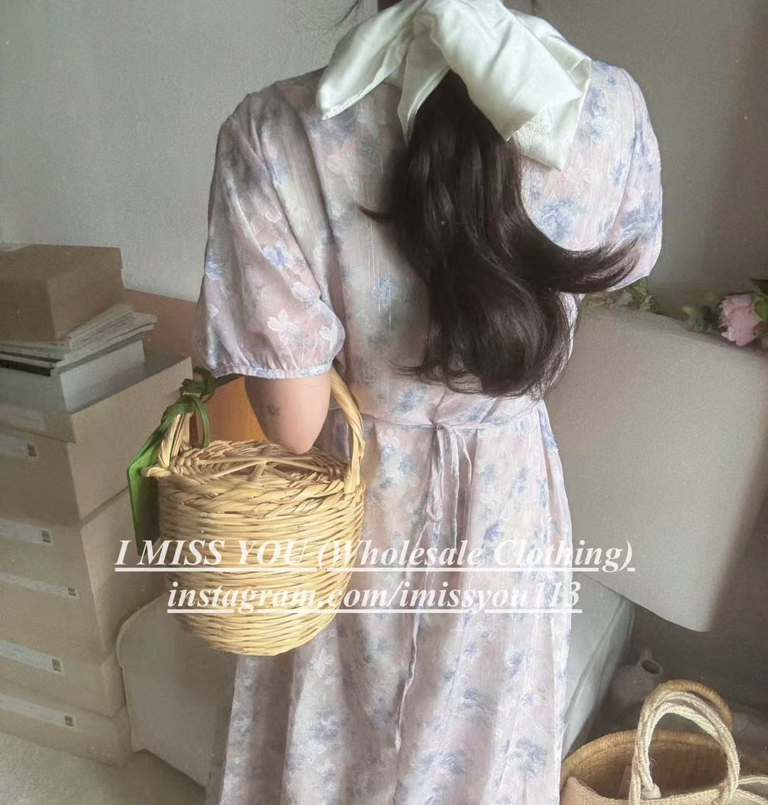 Korean APM Collection I Miss You Pink Dress (Instock)