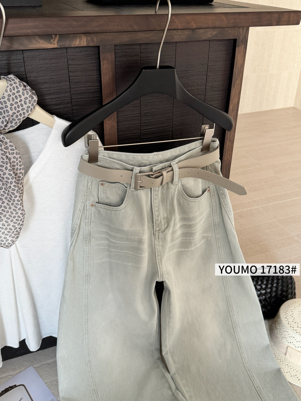 Kelly Designs Soft Grey Casual - Lose Leg Jeans (Instock)