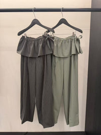 Korean APM Collection Grey Top & Pants (Instock)