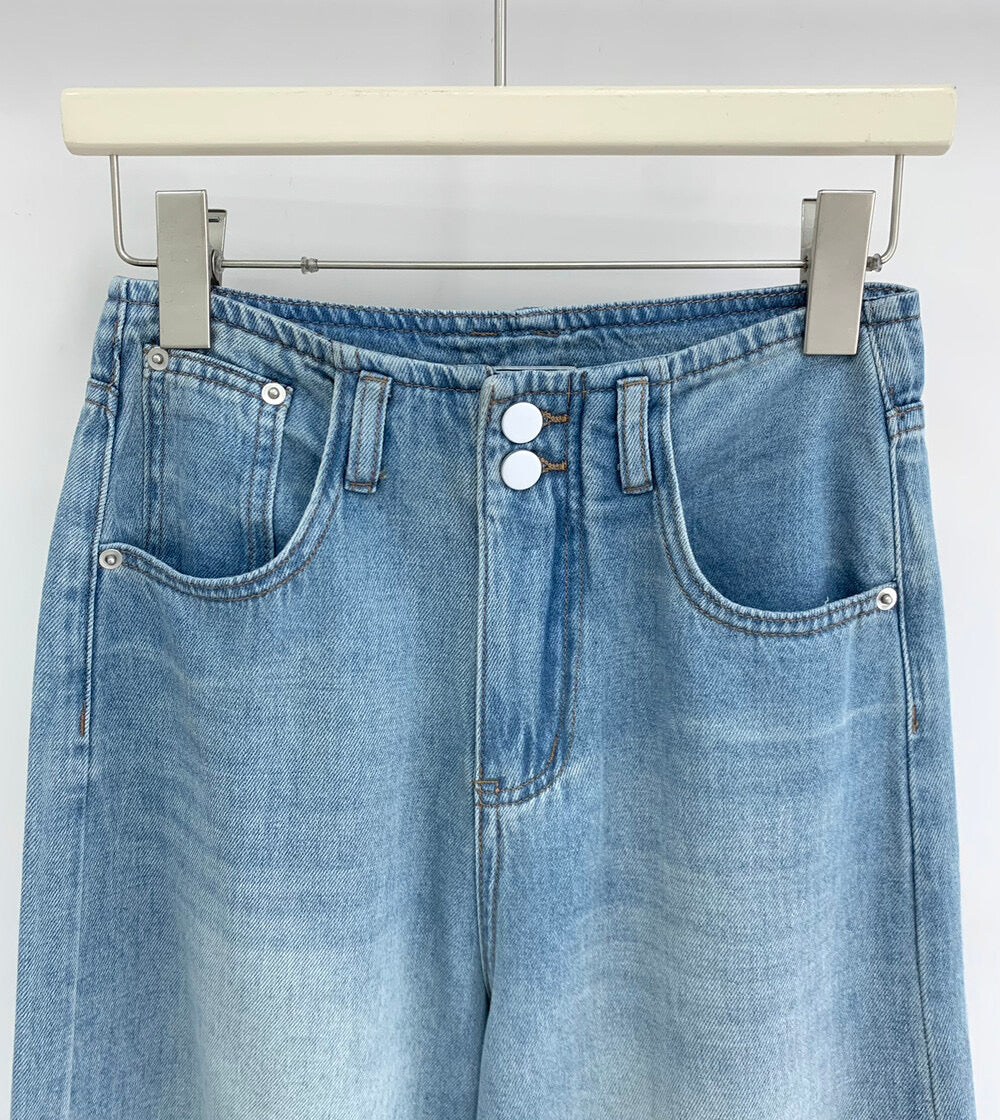 Kelly Designs Two Buttons Four Season Jeans(Instock)