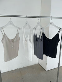 Korean APM Collection U Neck Cami Top-4 Colors (Instock)