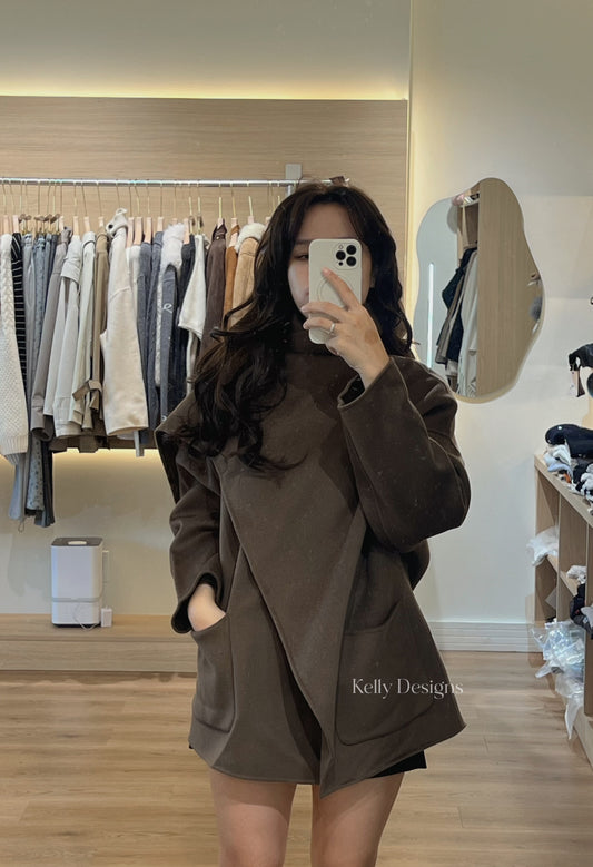 Kelly Designs Wool Brown Coat (Instock)
