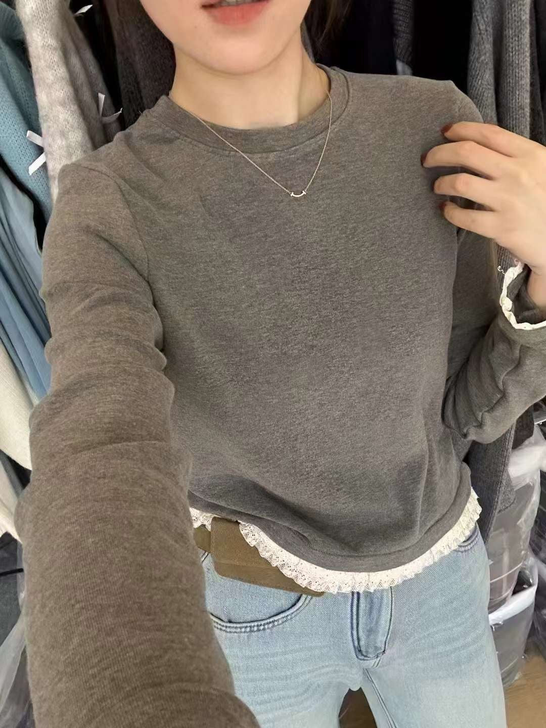 Kelly Designs Lace Layer Three Color Inner Top (Instock)