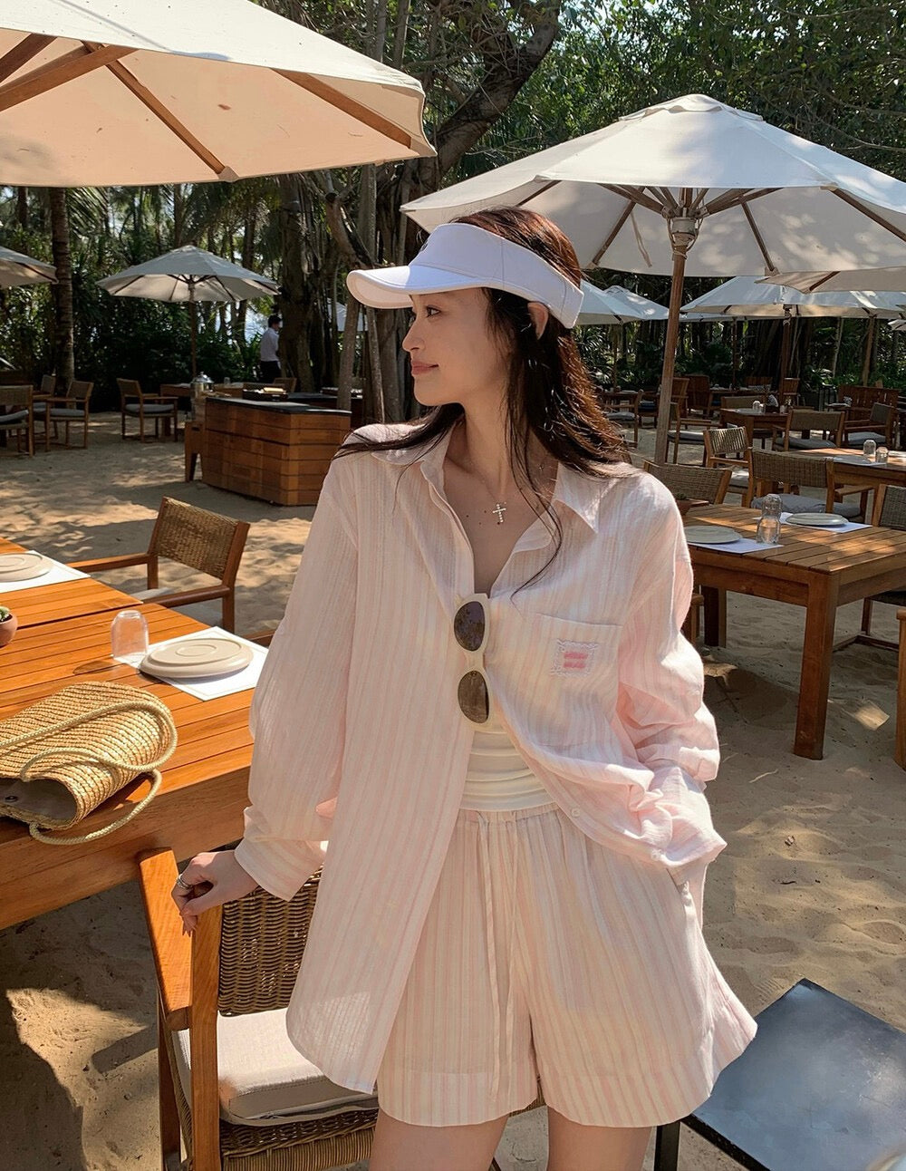 Kelly Designs 3-Piece Casual Set –Jacket,  Cami Top, & Shorts (Instock)