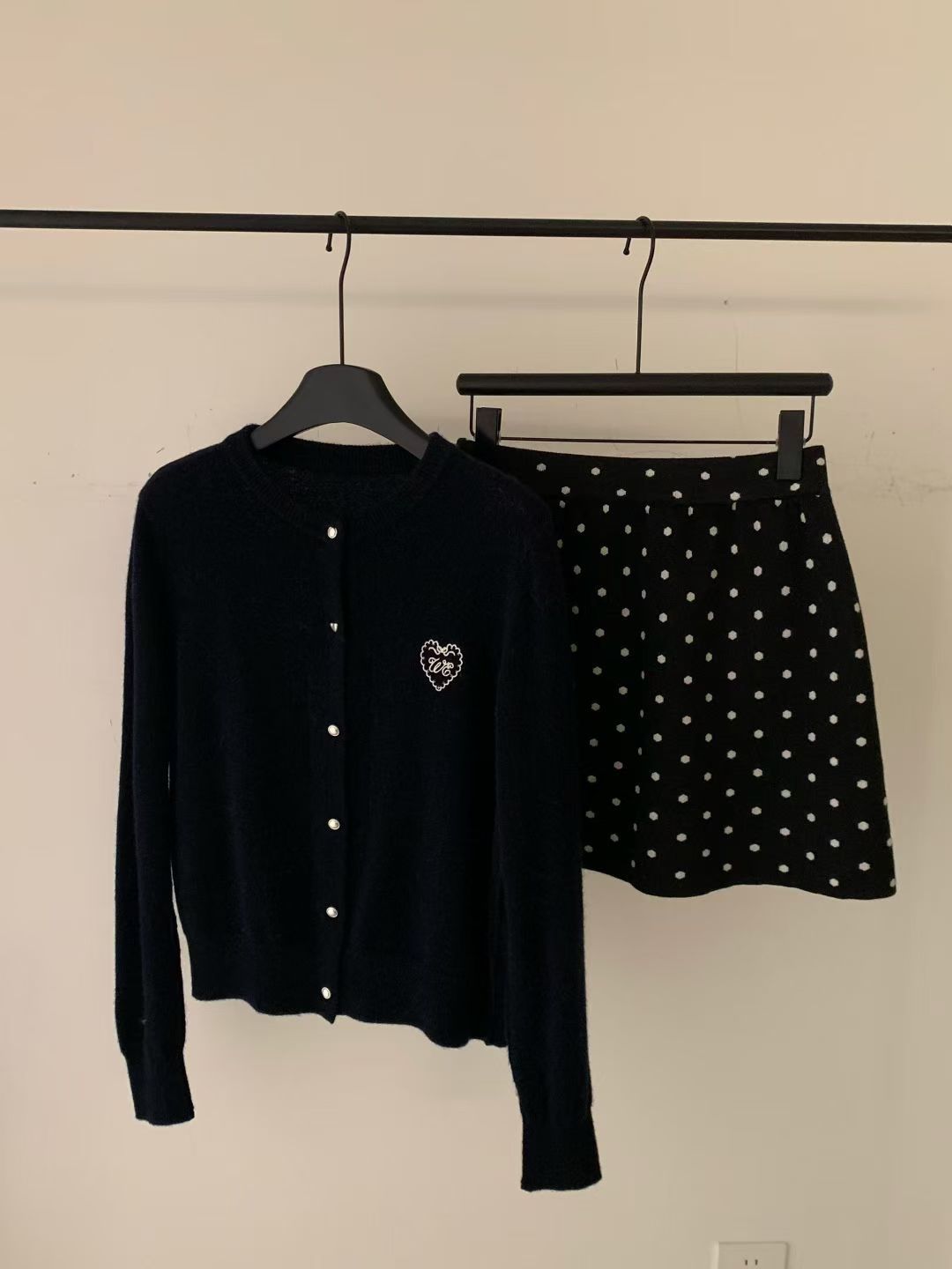 Kelly Designs Navy Raccoon Cardigan (Instock)