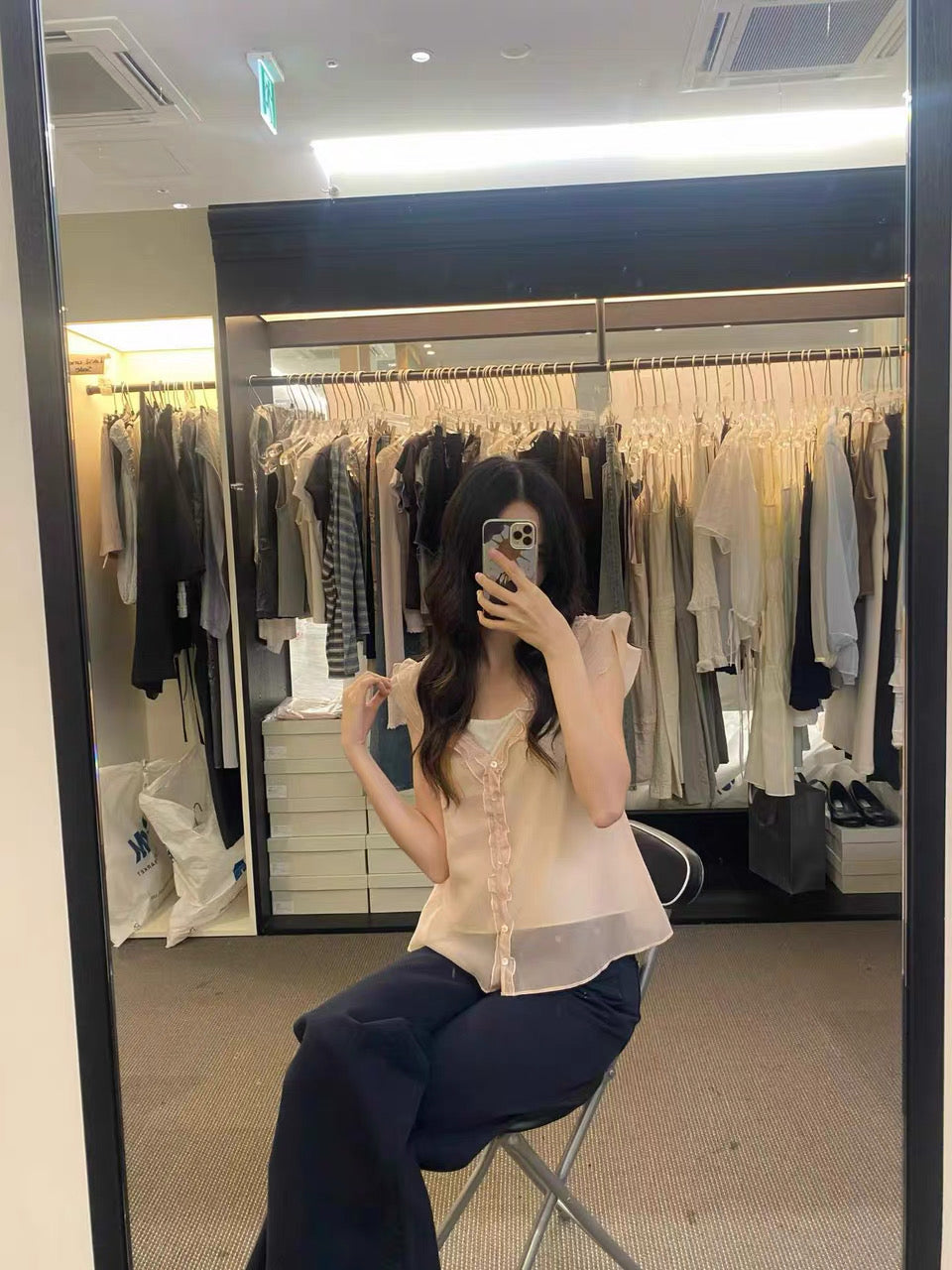 Korean APM Collection Floras Blouse Set - 2 Colors (Instock)