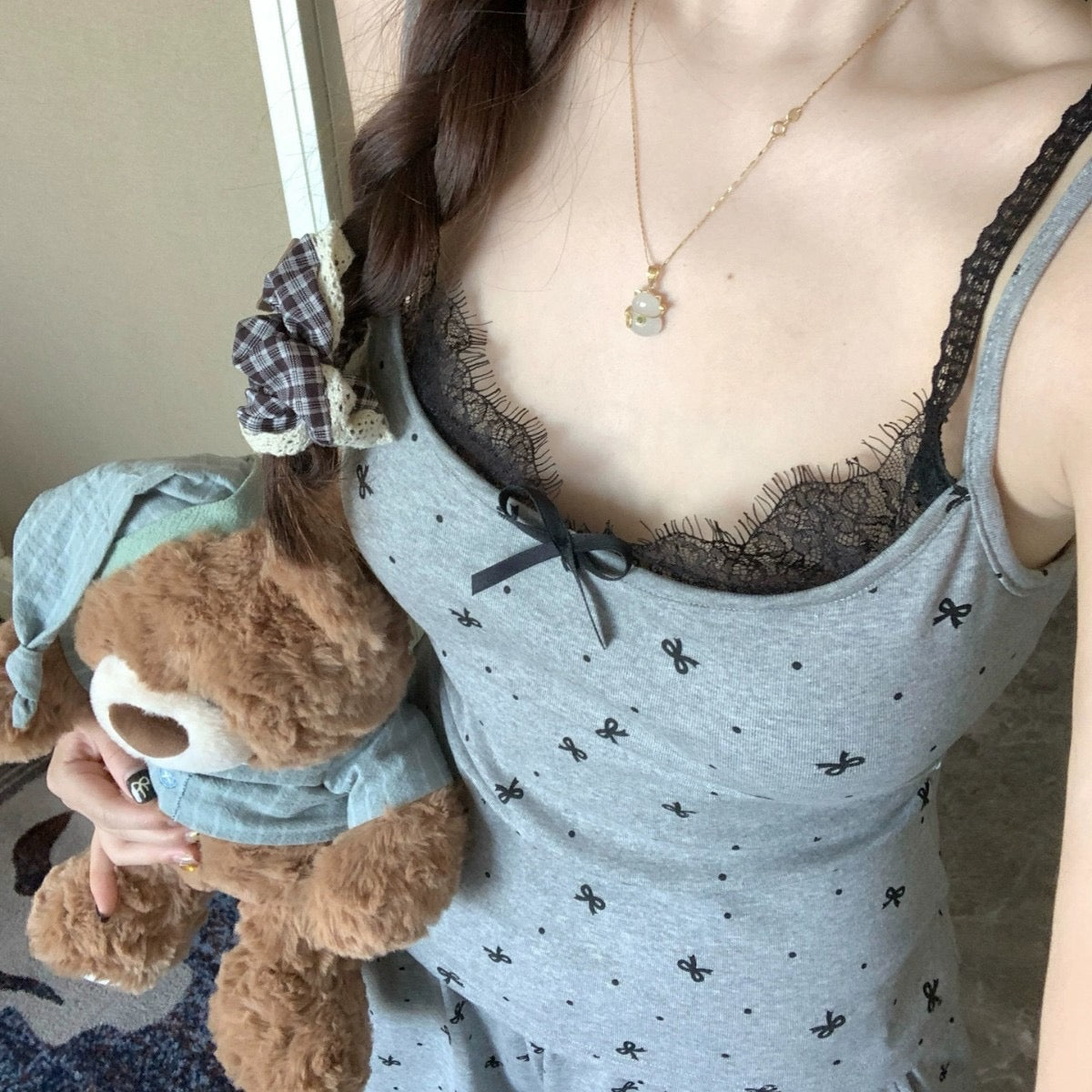 Kelly Designs Pajamas with built-in bra (Instock)