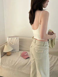Kelly Designs Big U Neck Seamless Cami Bra Top - 3 Colors (Instock)