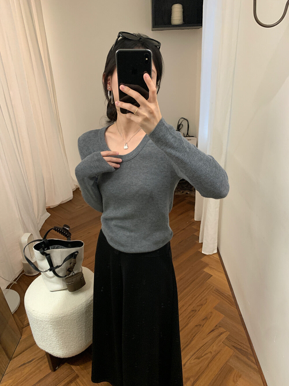 Kelly Designs Multiple Colors Big U Neck Top (Instock)