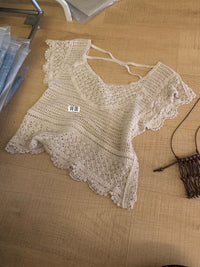 Kelly Designs Hollow-out knitted top - without belt (Instock)
