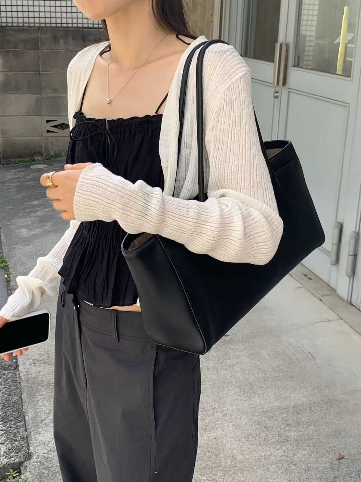 Korean APM Collection Ounce Cardigan - White (Instock)