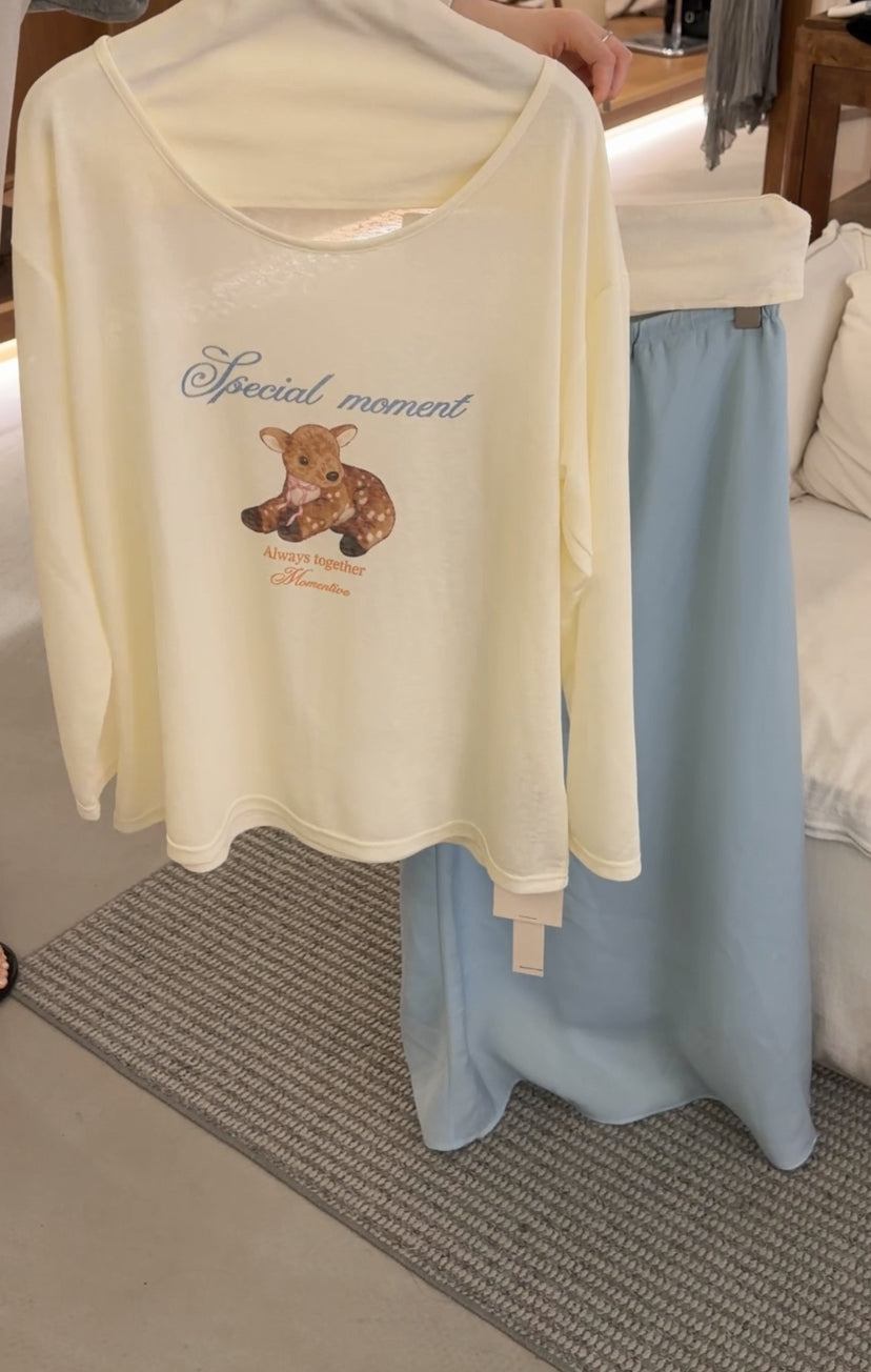 Kelly Designs Sun Cover Long Sleeves Giraffe Top (Instock)