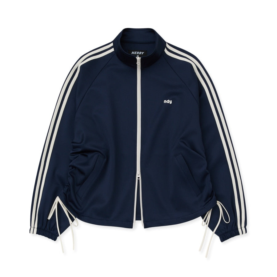 Korean Collection Nerdy 2pcs RIBBON TRACK SHORTS Navy SET (Instock)