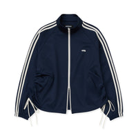 Korean Collection Nerdy 2pcs RIBBON TRACK SHORTS Navy SET (Instock)