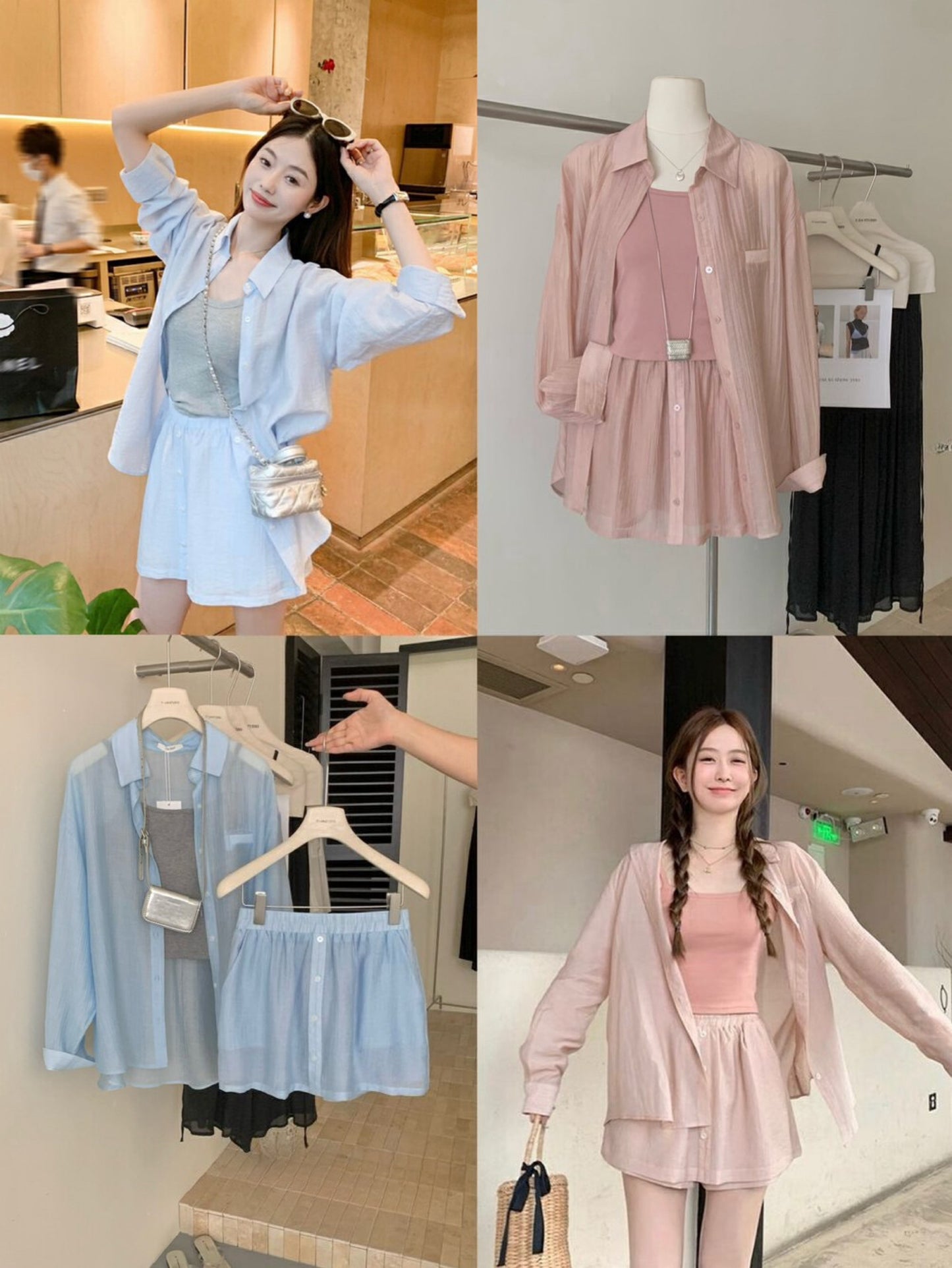 Kelly Designs 3pcs Pink/Blue Set (Instock)