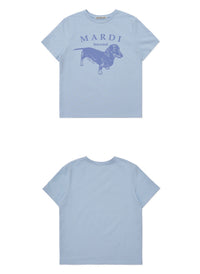Mardi Mercredi SLIM TSHIRT DDANJI PASTEL_SKY (Instock)