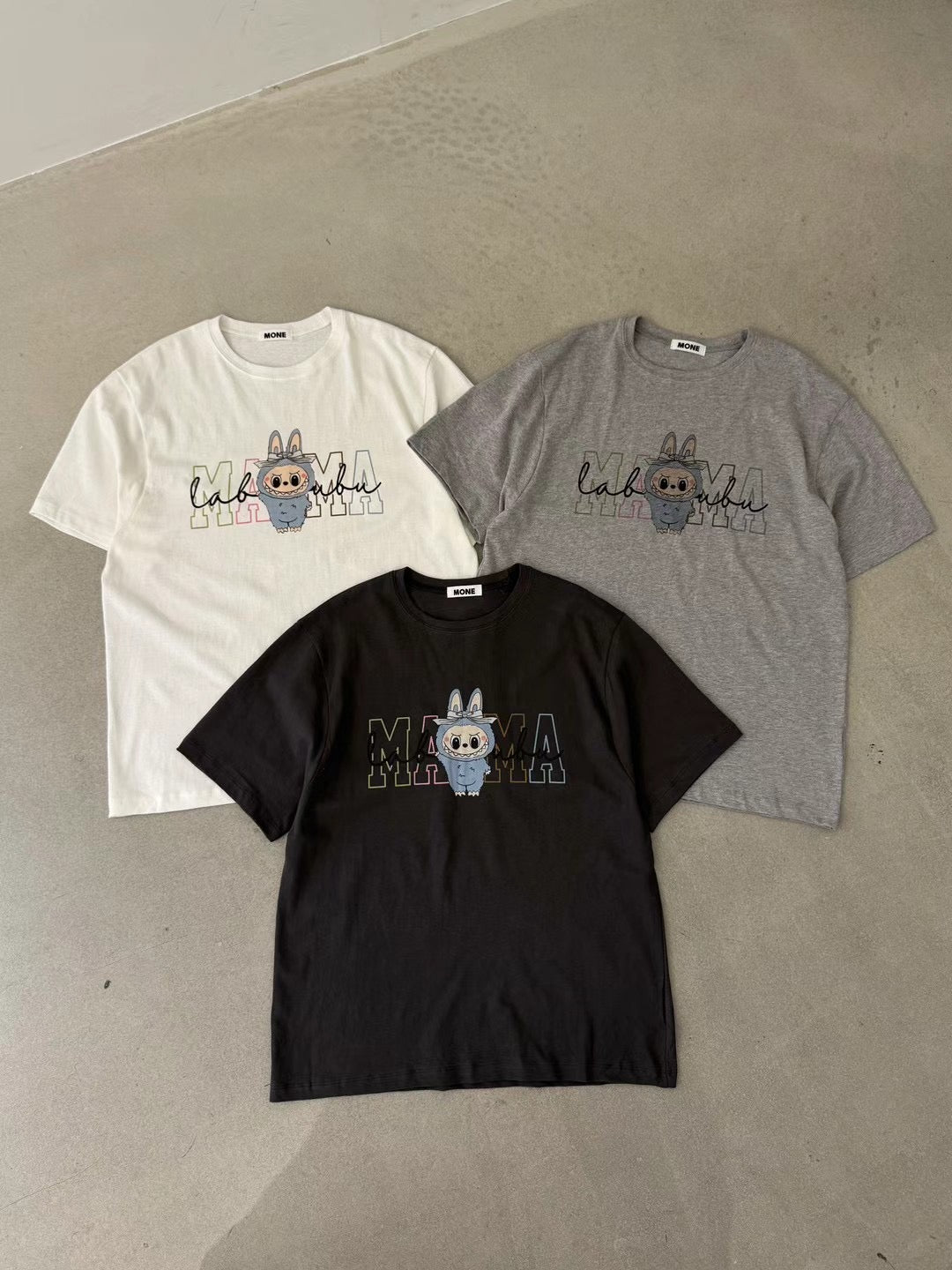 Korean APM Collection Labubu Graphic T-Shirt (Instock)