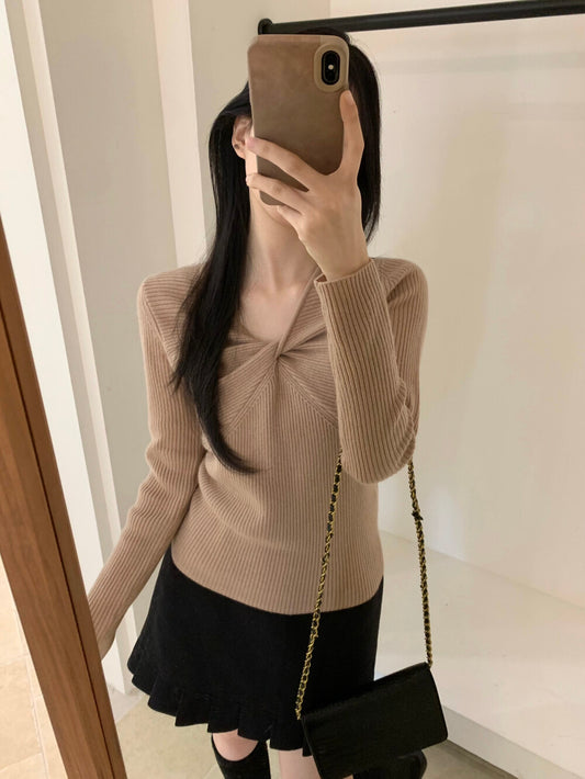 Kelly Designs Khaki Wool Top (Instock)