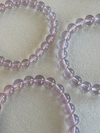 Kelly Designs Natural Pink Six Star Crystal Bracelet (Instock)