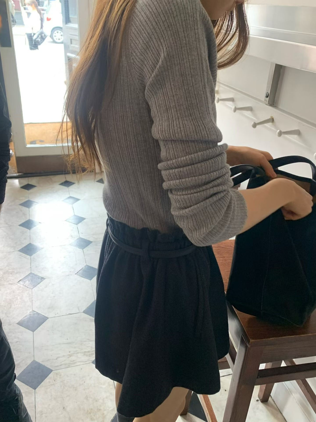 Korean Collection Ounce Wool Blend Relaxed Shorts (Instock)