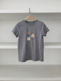 Kelly Designs Puppy Grey Tshirt（Instock)