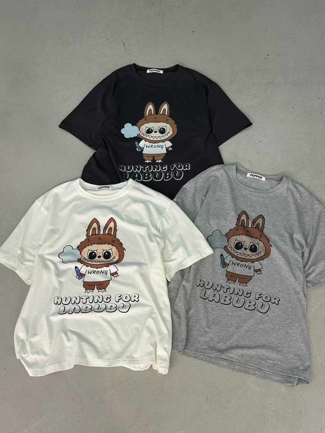 Korean APM Collection Labubu Graphic T-Shirt (Instock)