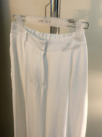 Korean Semi-Elastic Waist Wide Leg Pants (Instock)