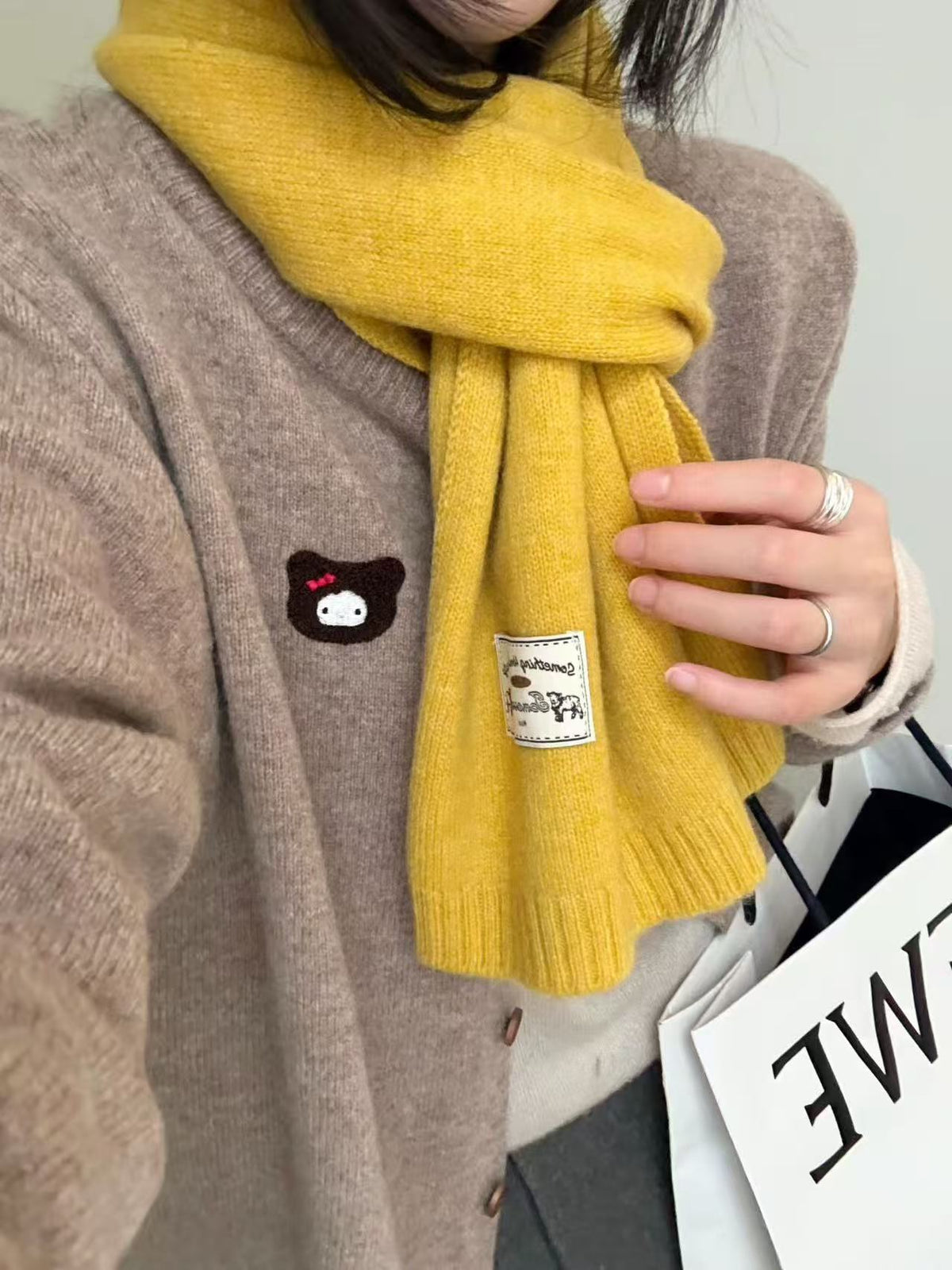 Kelly Designs 100% Wool Button-Up Cardigan (Instock)