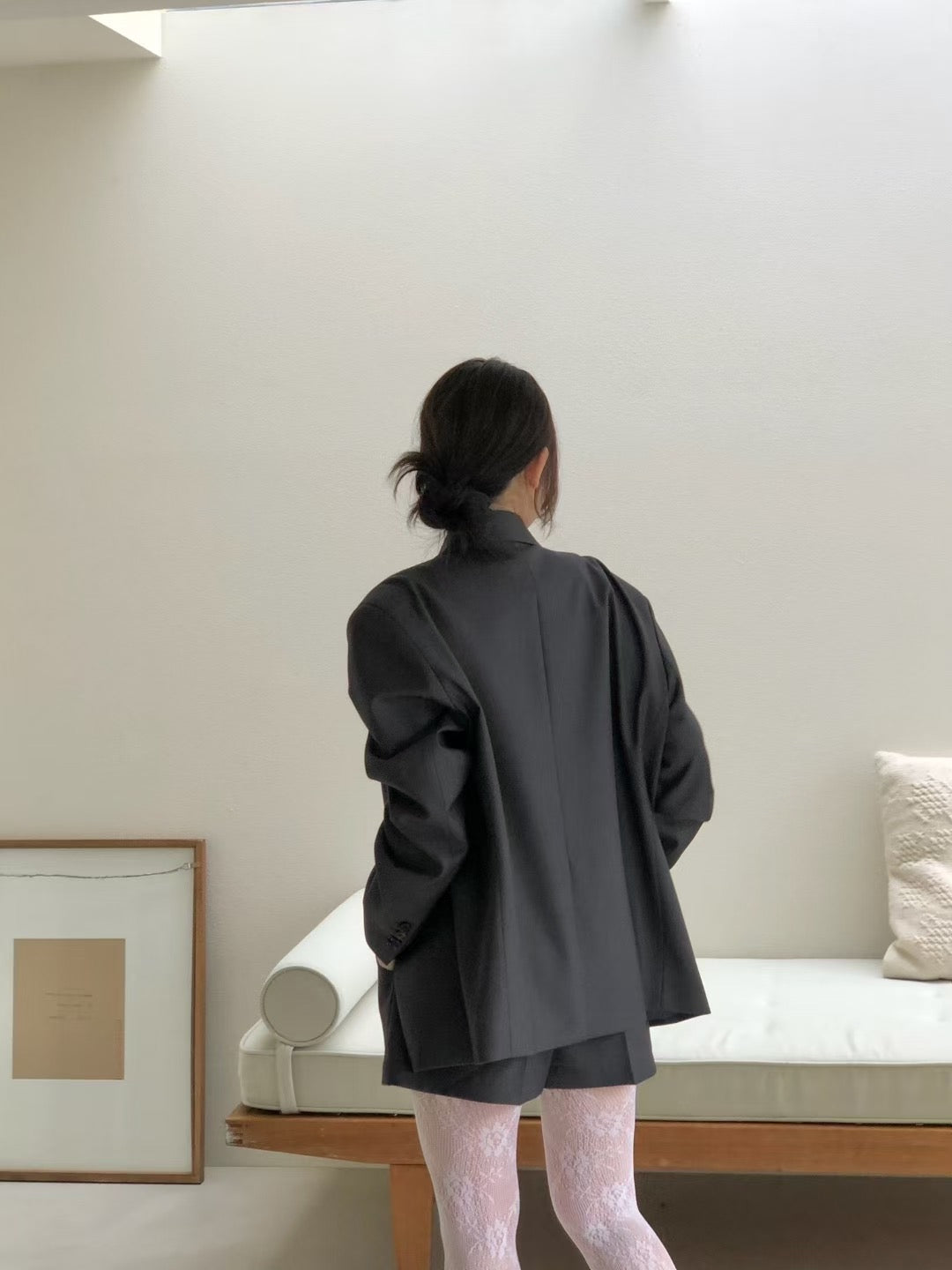 Korean APM Collection Dark Grey Blazer (Instock)