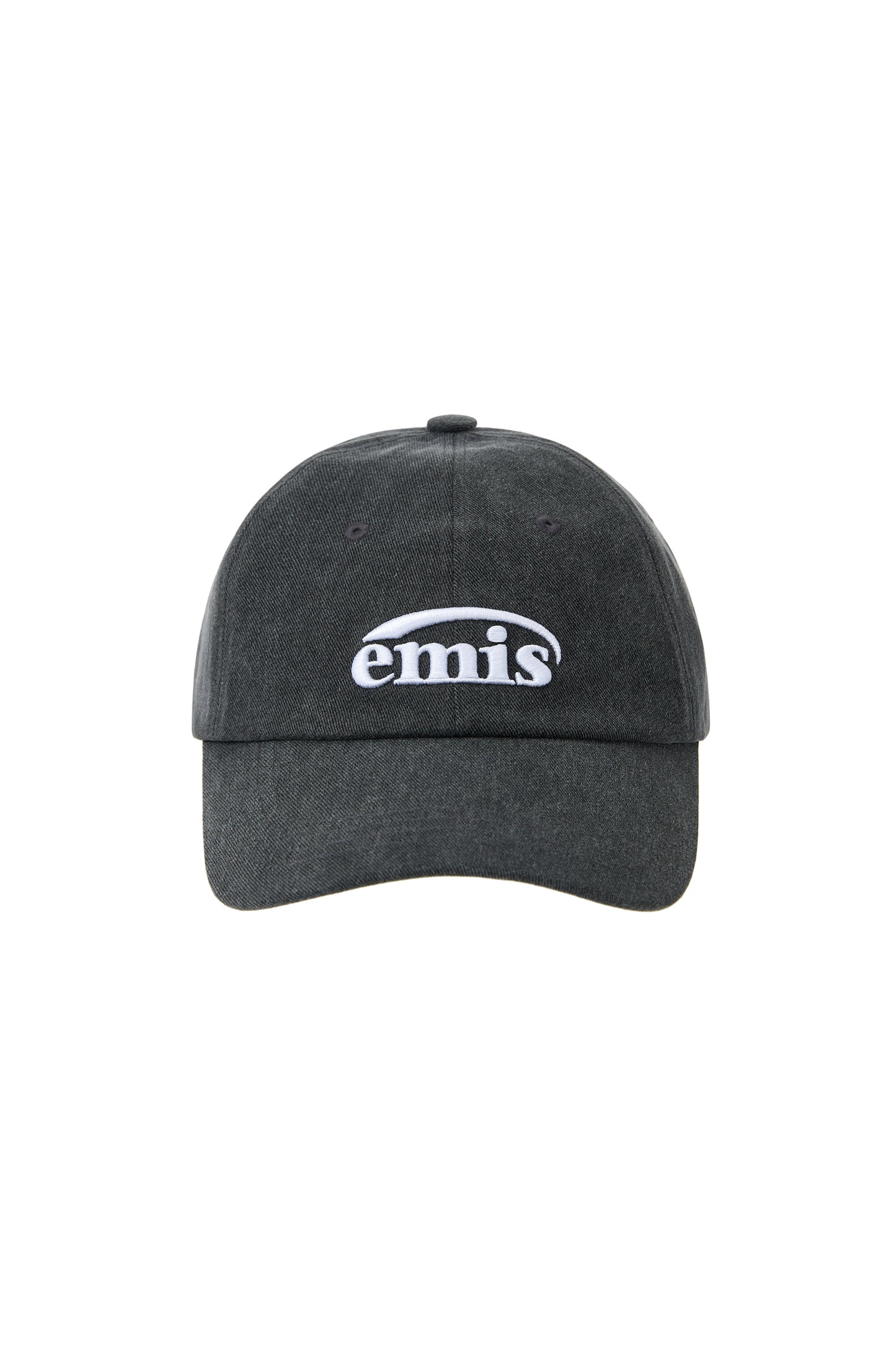 EMIS NEW LOGO PIGMENT BALL CAP-BLACK (Preorder)