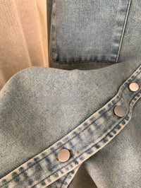 Kelly Designs  Denim Two-Piece Set – Oversized Shirt & High-Waist Shorts (Instock)