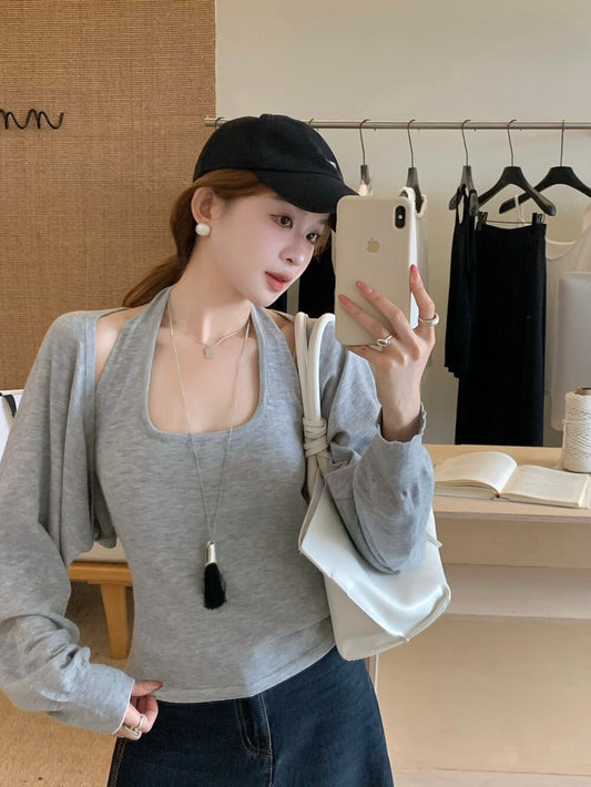 Kelly Designs Tank Top and Cardigan Set (Instock)