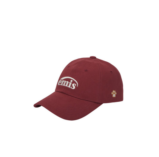 EMIS FOOT PRINT BALL CAP-RED (Instock)